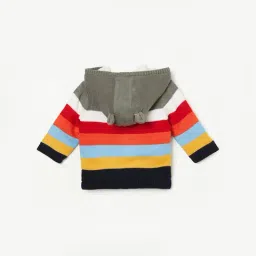 Juniors By Lifestyle Multicolor Regular Fit Striped Sweater image 2