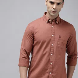 U.S. Polo Assn. Tailored Fit Button-Down Collar Casual Shirt-picture-29
