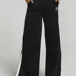 Puma Black Textured Pattern Sports Track Pants image 1