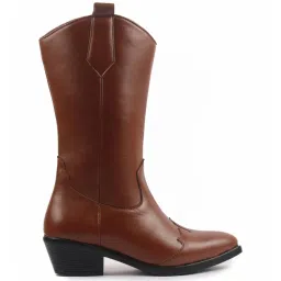 Fausto Women's Tan Casual Booties image 1