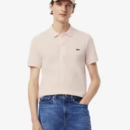Lacoste Pink Slim Fit Polo T-Shirt image 1