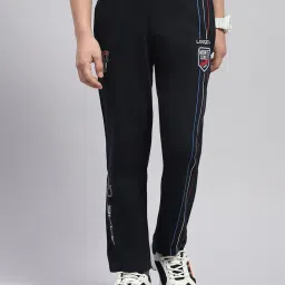 Monte Carlo Kids Navy Printed Trousers image 1