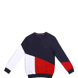 Tommy Hilfiger Kids Blue Printed Sweatshirt image 1