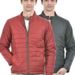 Numero Uno Multicolored Regular Fit Quilted Reversible Jacket image 1