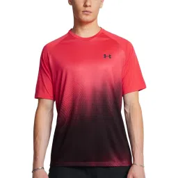 Under Armour Red Regular Fit Sports T-Shirt image 1
