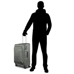 Tommy Hilfiger Westfield Green Solid Soft Medium Trolley Bag - 70 Cms image 1