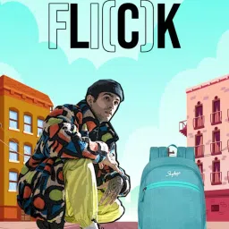 Skybags Loco 01 Blue Checks Polyester Backpack - 15 Ltrs image 1