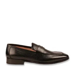 Gordon & Bros Men's Black Formal Loafers image 1