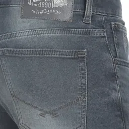 U.S. Polo Assn. Slate Blue Skinny Fit Jeans image 4