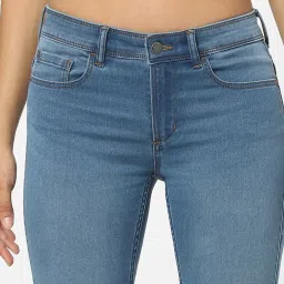 Only Blue Skinny Fit Lightly Washed Jeans image 5