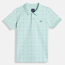 Allen Solly Junior Boys Floral Print Polo T-shirt-picture-16