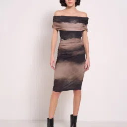 People By Pantaloons Multicolored Slim Fit Printed Dress image 1