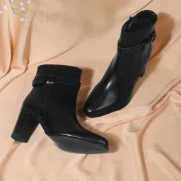 Truffle Collection Women's Black Casual Boots image 1