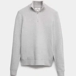 Marks & Spencer Men Ribbed High Neck Long Sleeves Pullover image 5