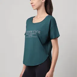 MKH Women Typography Printed Dri-FIT T-shirt image 5