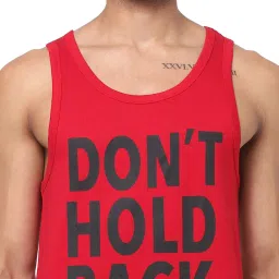Jack & Jones Red Graphic Print Vests image 4