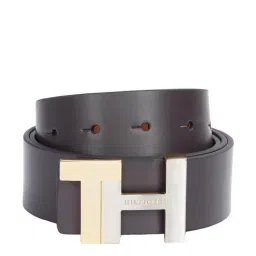 United Colors of Benetton Bethel Brown & Tan Leather Solid Reversible Belt-picture-48