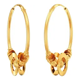 Joyalukkas 22k (916) Yellow Gold Radiant Earring for Women-picture-31