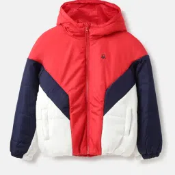 United Colors Of Benetton Boys Red Polyester Colorblock Jackets-image-76