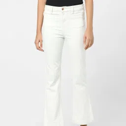 Vero Moda White Bootcut Jeans image 1