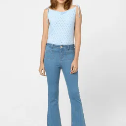 Vero Moda Light Blue Lightly Washed Jeans image 4