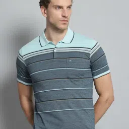 Monte Carlo Green Regular Fit Striped Polo T-Shirt-picture-23