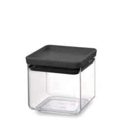 BRABANTIA Transparent Plastic Square Containers with Lid (700 ml) - Set of 1 image 2
