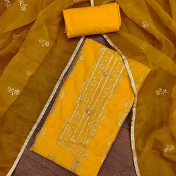 MANVAA Embellished Unstitched Dress Material-picture-11