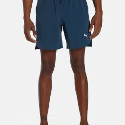 Puma Blue Regular Fit Sports Shorts image 1