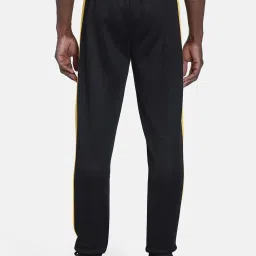 Puma Black & Yellow Regular Fit Colour Block Trackpants image 2