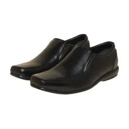 Metro Men's Black Formal Slip-Ons image 5