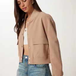 Happiness istanbul Crop Bomber Jacket image 5