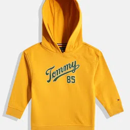 Tommy Hilfiger Boys Brand Logo Printed Hooded Sweatshirt-picture-41