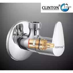 CLINTON Stainless Steel Chrome Plated Angle Valve Fusion (Pack of 9) image 3