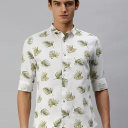 SHOWOFFFF Men Comfort Slim Fit Floral Printed Casual Shirt-picture-18