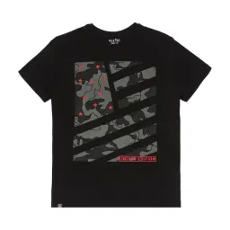 Palm Tree by Gini & Jony Kids Black Cotton Graphic Print T-Shirt-picture-21