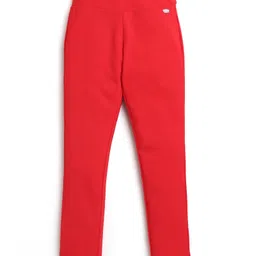 Tiny Girl Full Length Solid Pants - Red-picture-20