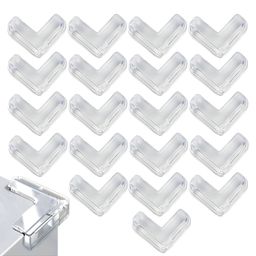 Bembika T-Shaped Baby Safety Corner Protector Large Pack of 20 - White-picture-26