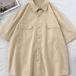 StyleCast Men Spread Collar Solid Casual Shirt-picture-44