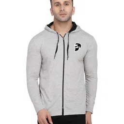 Blisstone Men Hooded Slim Fit T-shirt-image-34