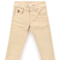 U.S. Polo Assn. Kids Beige Logo Jeans-picture-44