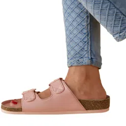 Neemans Men's Cork Pink Casual Sandals image 1