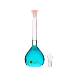 Supertek 25 ml Class A Volumetric Flask with USP Calibration Certificate, 50.419.0025 (Pack of 2) image 1