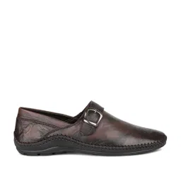 Privo by Inc.5 Men's Brown Monk Shoes image 1