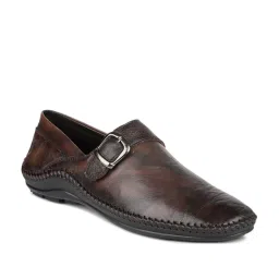 Privo by Inc.5 Men's Brown Monk Shoes image 2