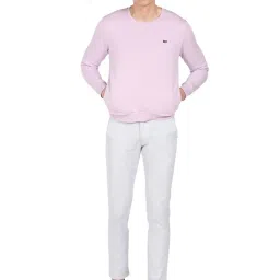 Arrow Sport Lavender Cotton Regular Fit SweatShirt image 5