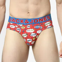 Jack & Jones Red Printed Briefs-picture-32