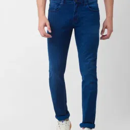 Spykar Blue Cotton Skinny Fit Jeans-picture-35