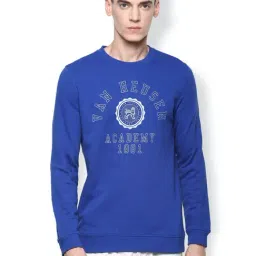 Van Heusen Blue Slim Fit Printed SweatShirt-picture-18
