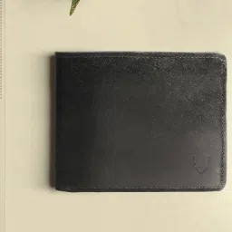 Hidesign Hipsters Scooter W4 Black Casual Leather Bi-Fold Wallet for Men image 1